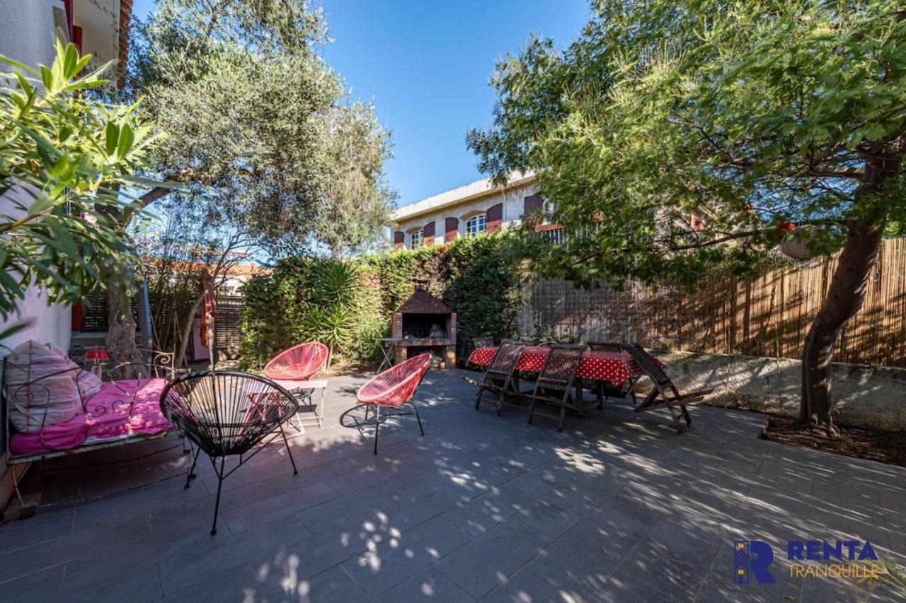 Villa Catalane I 200 M I Terrasse 20 M I Jardin Perpignan Dış mekan fotoğraf